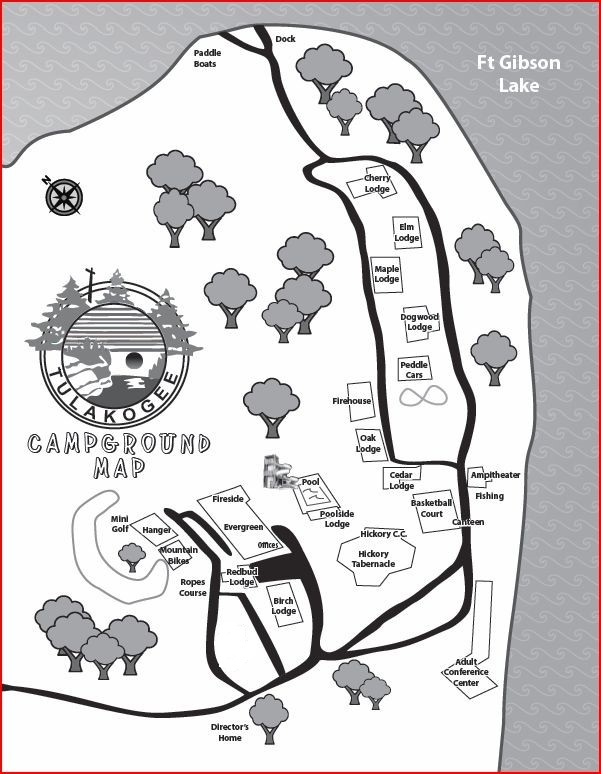 Map of Jellystone Park